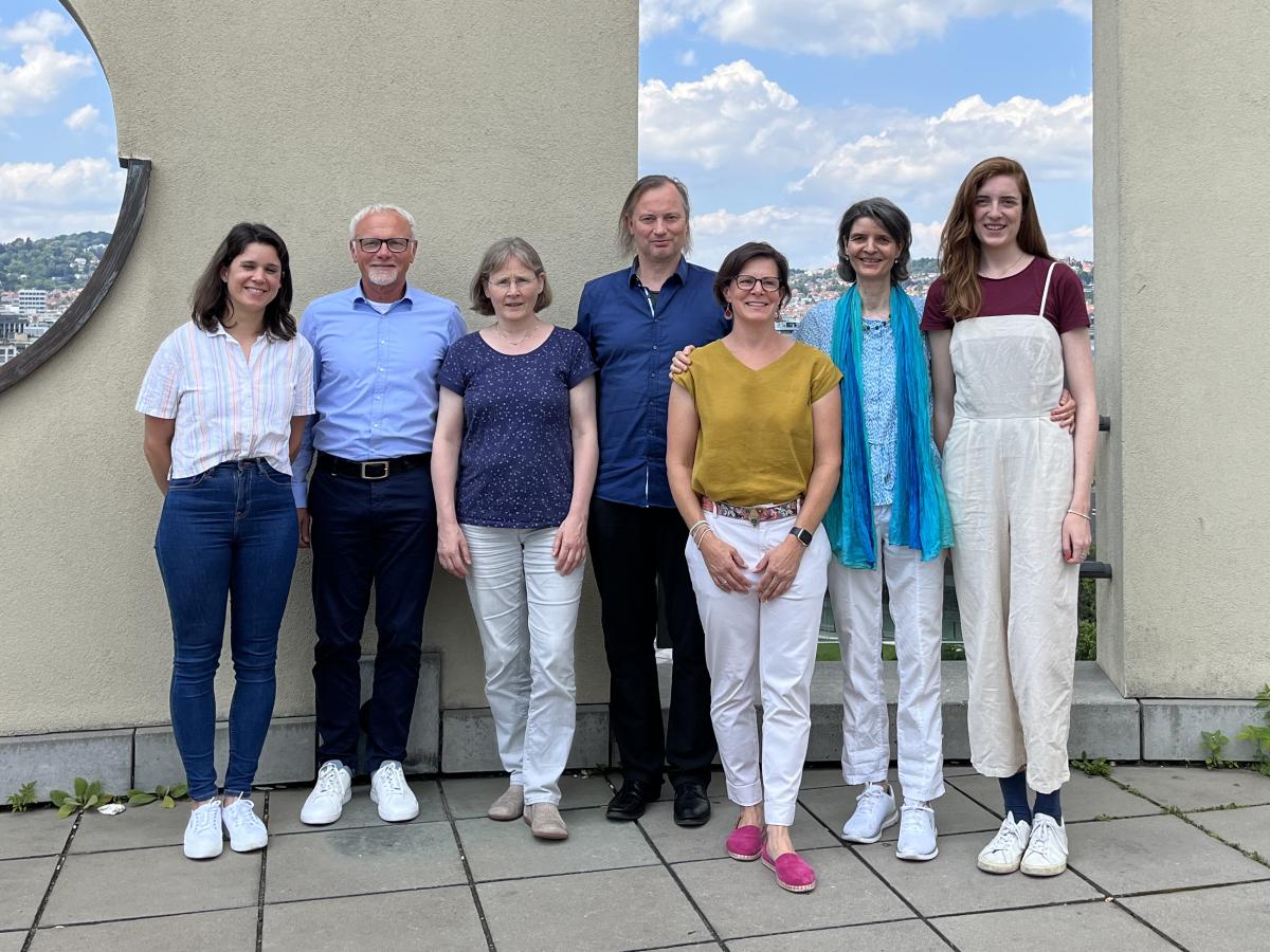 Kernteam: Jennifer Stösser (TK), Martin Beck (TK), Prof. Ulrike Wohlwender, Prof. Klaus Dreher, Christine Breitbach (externe Prozessbegleitung), Alexandra Müller (Projektleitung), Mareike Riegert (Assistenz der Projektleitung)