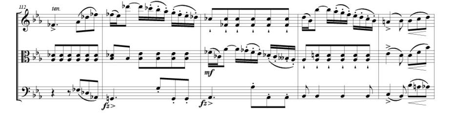 Preisgekrönte Ergänzung eines Streichtrio-Fragments von Franz Schubert durch den Absolventen     Unai Ruiz de Gordejuela des Bachelor- und Masterstudiums Musiktheorie an der HMDK