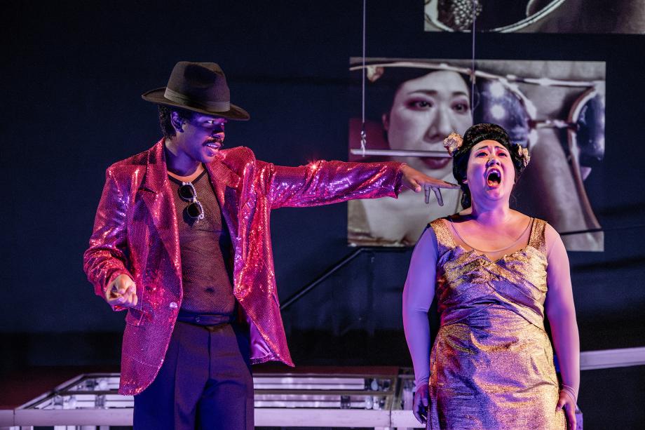 Szenenfoto aus der Oper Lulu
